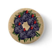 merry hens wreath gifts buttons