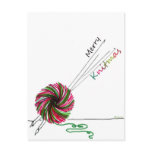 Merry Knitmas Postcard