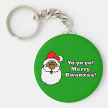 Merry Kwanzaa! Key Chain