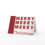 Merry, Merry, Merry Christmas cards