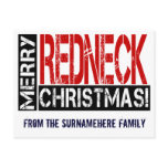 Merry Redneck Christmas Wishes postcards