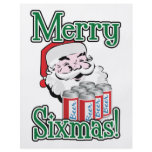 Merry Sixmas! Santa Loves A Six Pack! flyers