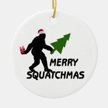 Merry Squatchmas Christmas Ornament
