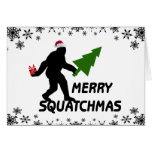 Merry Squatchmas Greeting Card