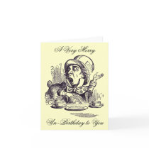 Merry Un-Birthday Greeting Cards