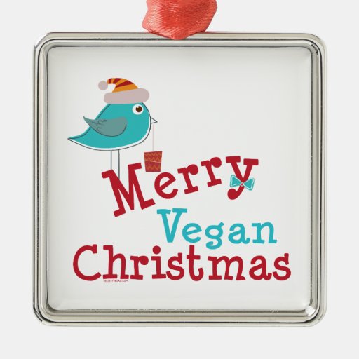 Merry Vegan Christmas Christmas Tree Ornaments