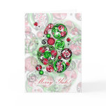 Merry Yule Celtic Clockwork Card