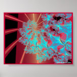 Mesh Flower Spiral Posters
