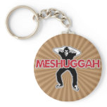 Meshugga - Crazy man cool design (Hebrew humour) keychains
