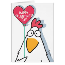 MESMERIZED CHICKEN Valentines by Boynton Greeting Cards