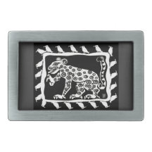 mesojaguar rectangular belt buckles