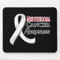 Mesothelioma Awareness Ribbon Mousepads