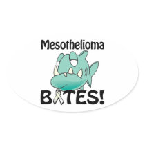 Mesothelioma BITES Sticker