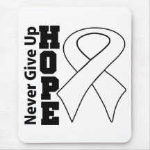 Mesothelioma Cancer Hope Never Give Up Mousepads