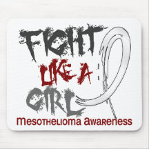 Mesothelioma Fight Like A Girl 5.3 Mousemat