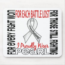 Mesothelioma I Proudly Wear Pearl 2 Mouse Pad