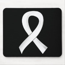 Mesothelioma Pearl Ribbon 3 Mouse Mats