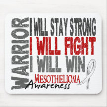 Mesothelioma Warrior Mousepad