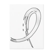 Mesothelioma's Pearl Ribbon A4
