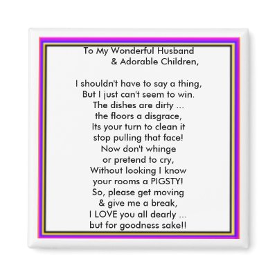 Message From Mum Fridge Magnet by beka_277
