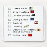 Messages Mouse Pad mousepads