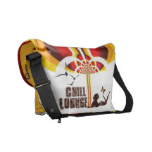 Messenger Bag ``Retro Flower Chill Lounge´´