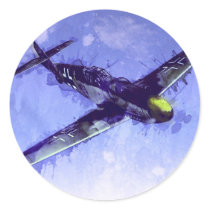 Messerschmitt Bf 109 Round Stickers