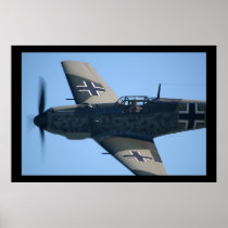 Messerschmitt Bf-109E-3 Emil Flyby Print