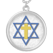 Messianic Cross with Star of David Custom Jewelry