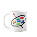 Messy Artist At Work Mugs