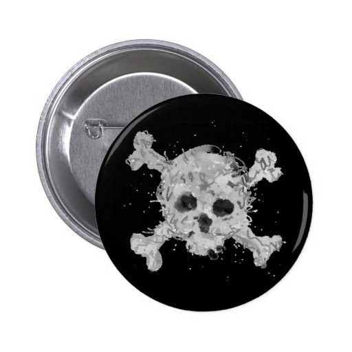 Messy Pirate Button