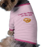 Met my Husband on the Web Pet T Shirt