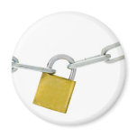 Metal chain and lock magnets