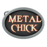 Metal Chick Belt Buckle