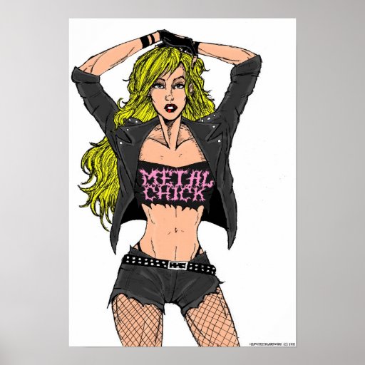 Metal Chick Poster