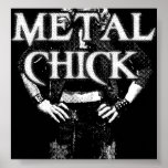 Metal Chick Print