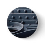 Metal door frame button