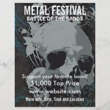 Metal Festival Music Flyer