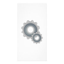 Metal Gears Photo Greeting Card