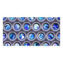 metal grate over a glowing blue plasma texture