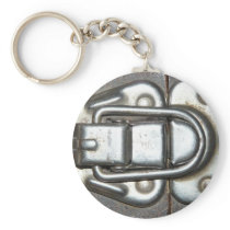 Metal Grunge Latch Keychains