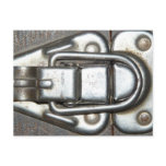 Metal Grunge Latch Post Card