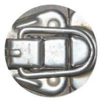 Metal Grunge Latch Sticker