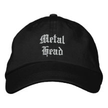 Metal Head Embroidered Baseball Cap