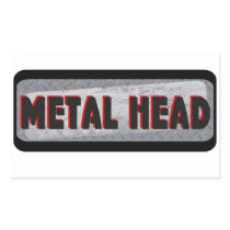 Metal Head Sticker
