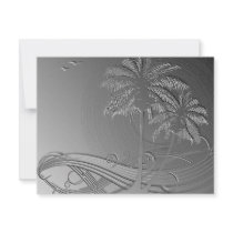 Metal Palms Custom Invitations