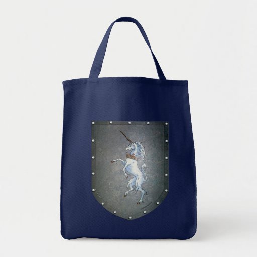 Metal Shield Unicorn Bag