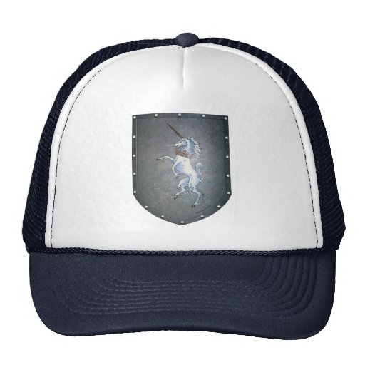 Metal Shield Unicorn Hat