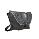 Metal Shield White Unicorn Chainmail Courier Bags