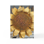 Metal Sunflower Yard Art, Birthday Card